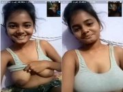 Cute Indian Girl Shows Big Boobs