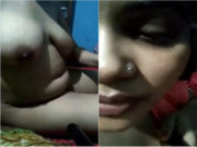Indian Bhabhi Shows Boobs and Pussy
