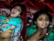 Shy Indian Girl Blowjob and Fucking